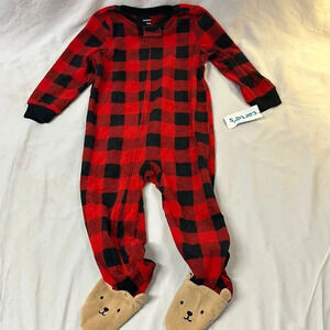 Carter's - NWT - long sleeve footed fleece sleeper/pajamas. Size 2T